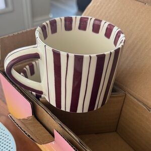 Noon and Moon. Cherry Lacquer Mugs